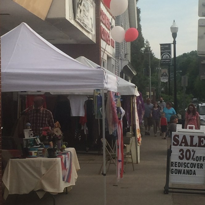 rediscover gowanda side walk sale