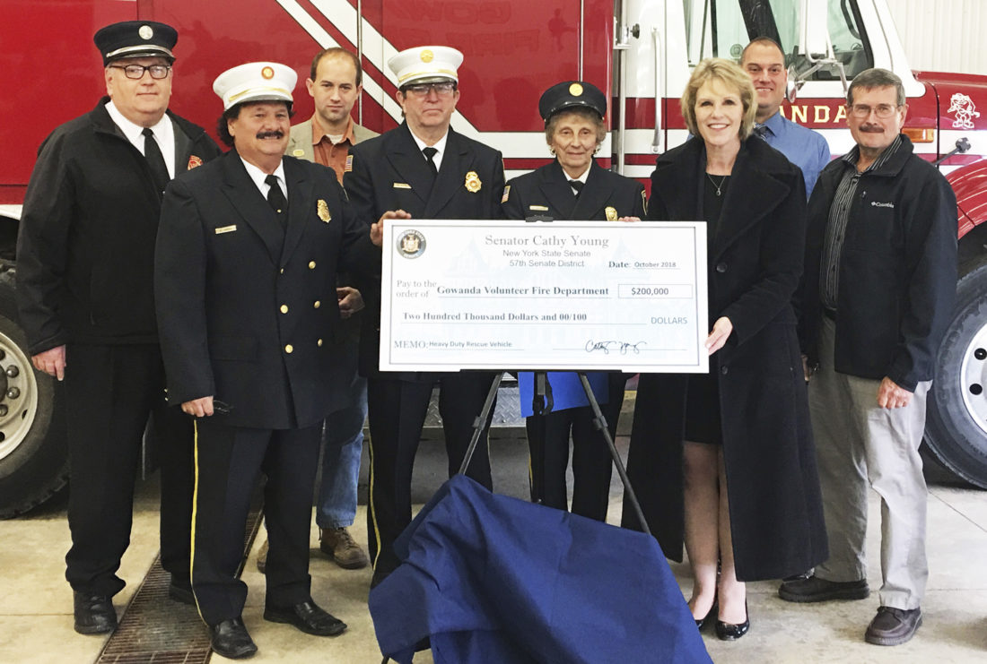 Gowanda receives grant for new rescue truck Village of Gowanda, NY
